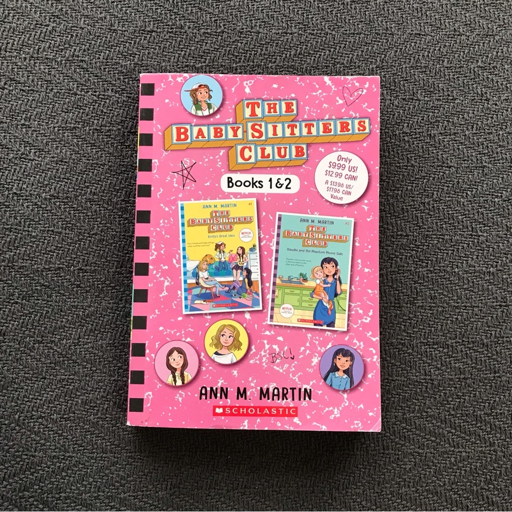 Ann M. Martin The Baby Sitters Club Books 1 & 2 Scholastic 2000